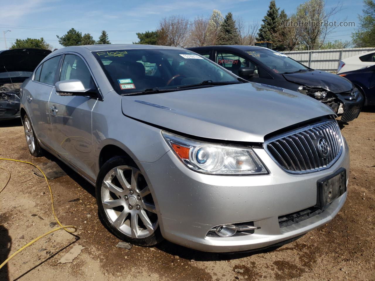 2013 Buick Lacrosse Touring Gray vin: 1G4GJ5E33DF237981