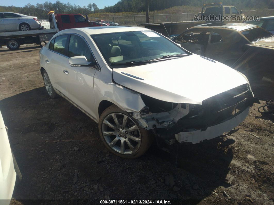 2013 Buick Lacrosse Touring Group White vin: 1G4GJ5E36DF314049