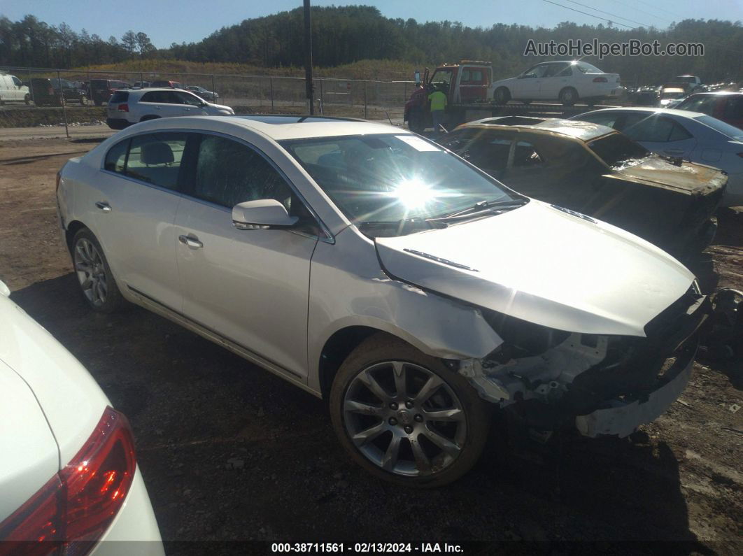 2013 Buick Lacrosse Touring Group White vin: 1G4GJ5E36DF314049