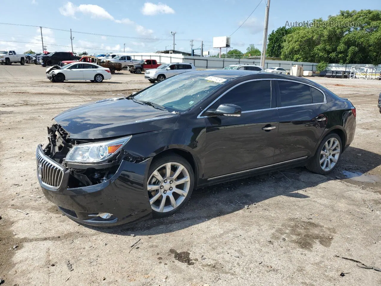 2013 Buick Lacrosse Touring Black vin: 1G4GJ5E36DF328792