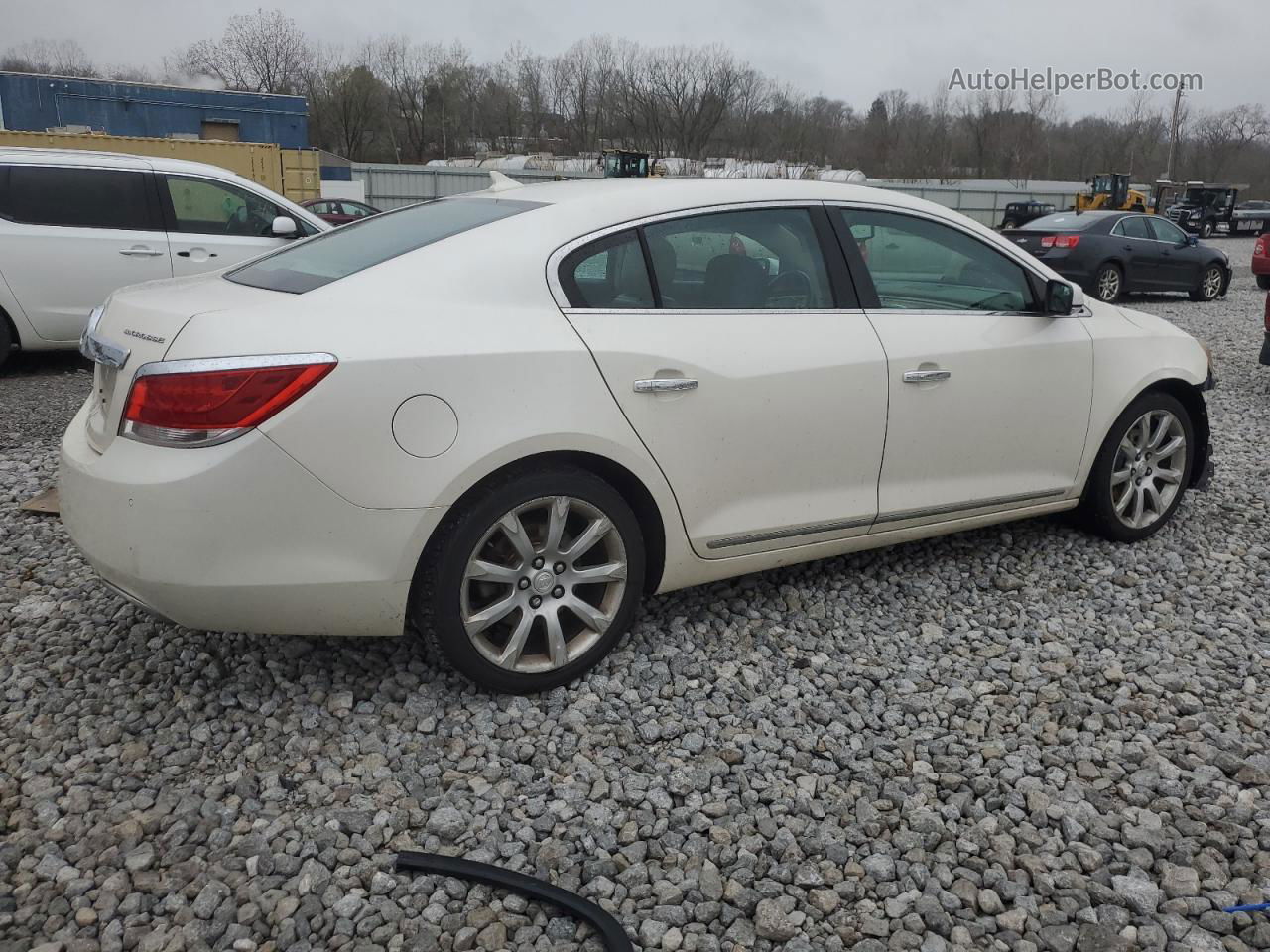 2013 Buick Lacrosse Touring White vin: 1G4GJ5E39DF318550