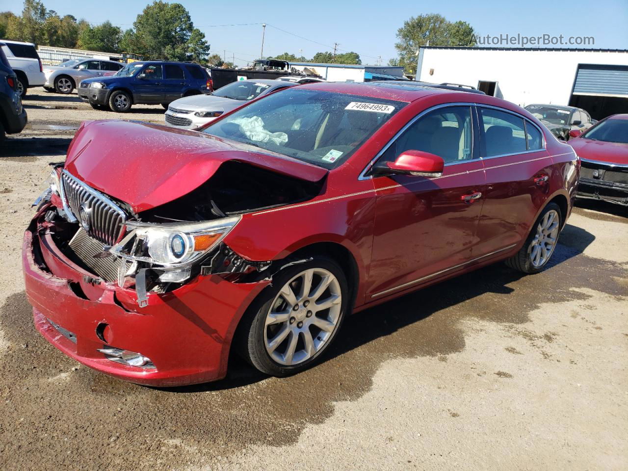 2013 Buick Lacrosse Touring Burgundy vin: 1G4GJ5G35DF324651