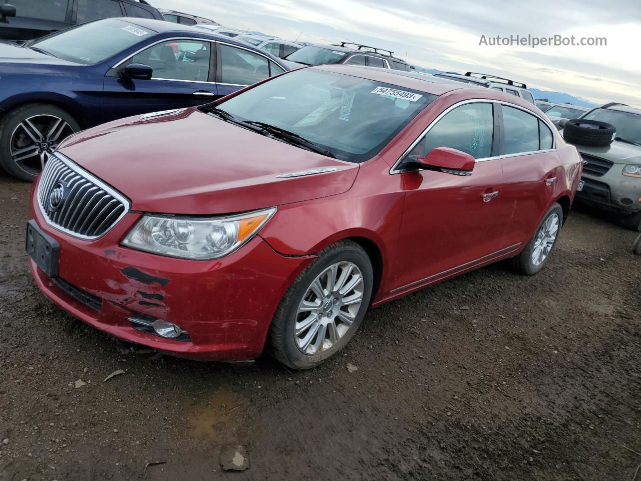 2013 Buick Lacrosse  Red vin: 1G4GL5E34DF281580