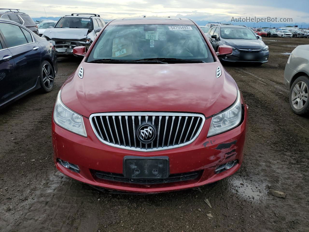 2013 Buick Lacrosse  Red vin: 1G4GL5E34DF281580