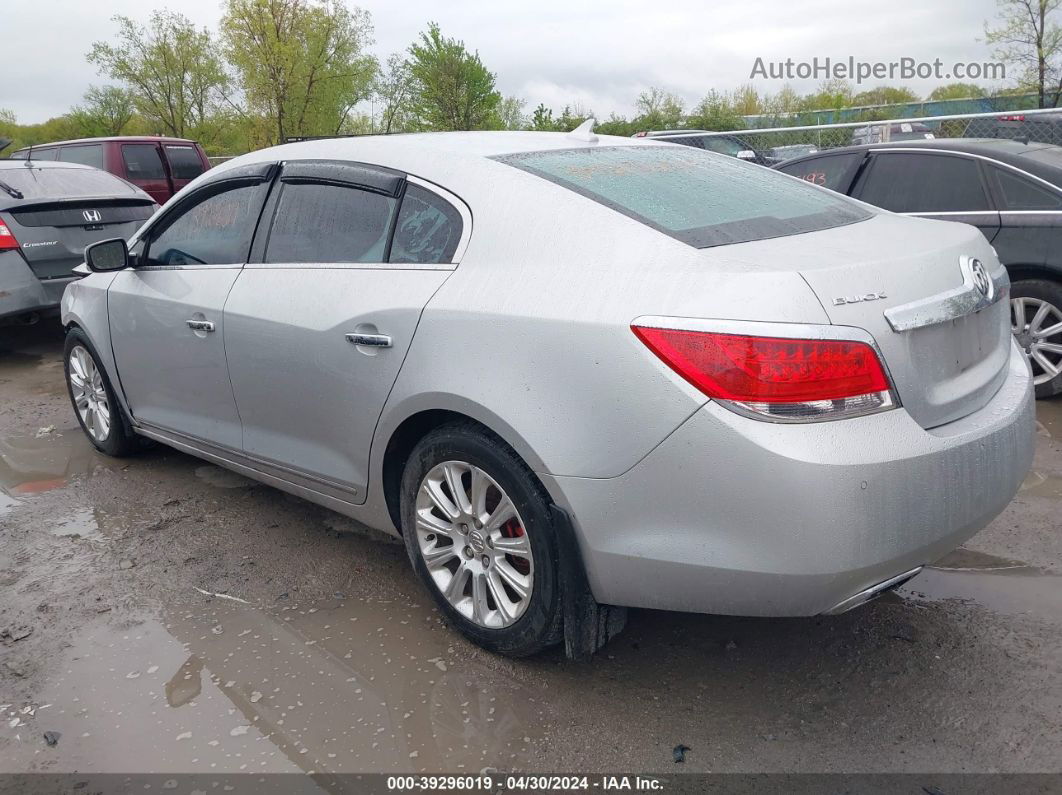 2013 Buick Lacrosse Leather Group Silver vin: 1G4GL5E3XDF195688