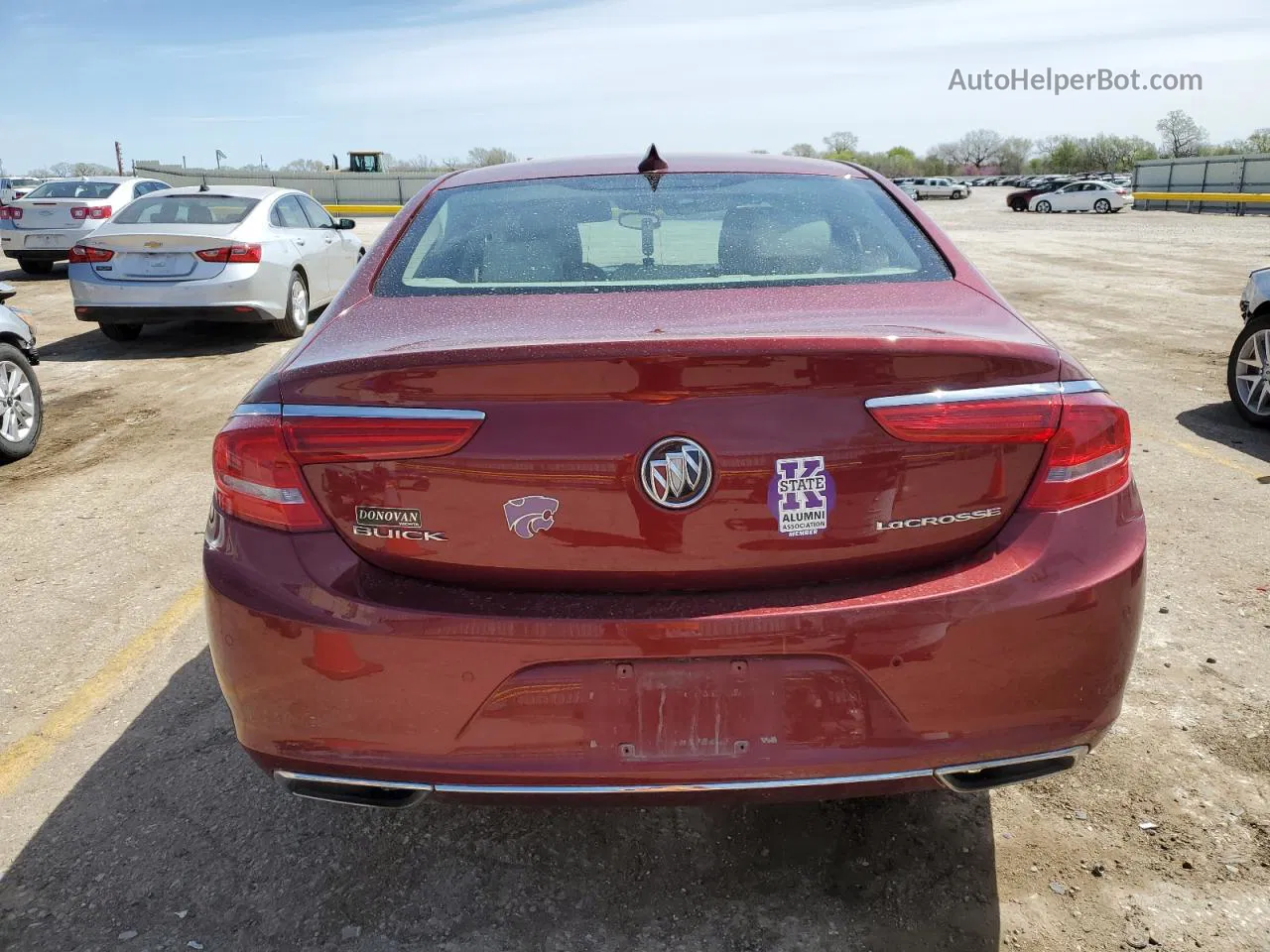 2017 Buick Lacrosse Preferred Темно-бордовый vin: 1G4ZN5SS5HU178913