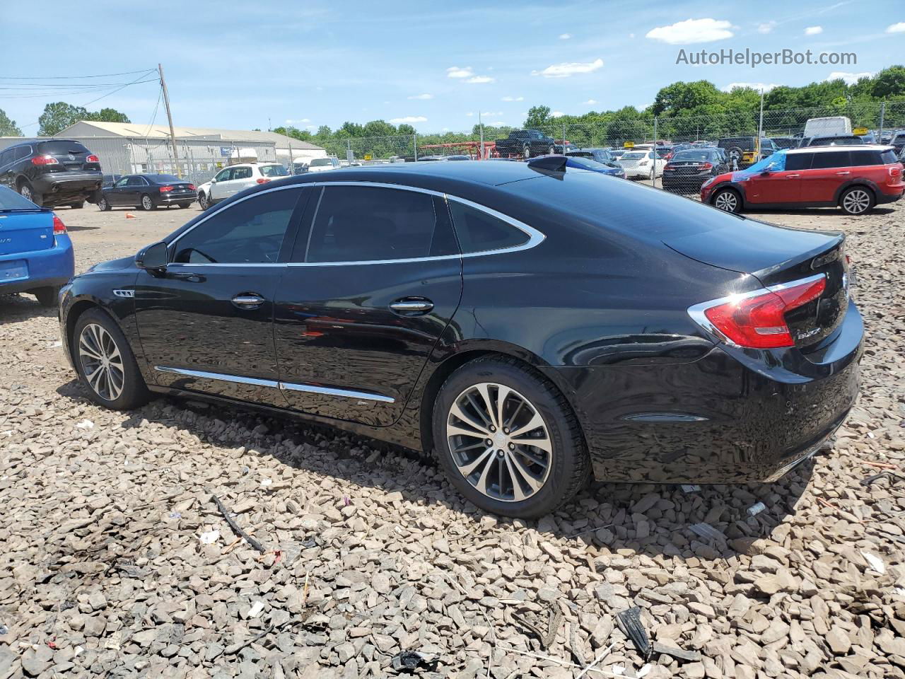 2017 Buick Lacrosse Essence Черный vin: 1G4ZP5SS0HU135266