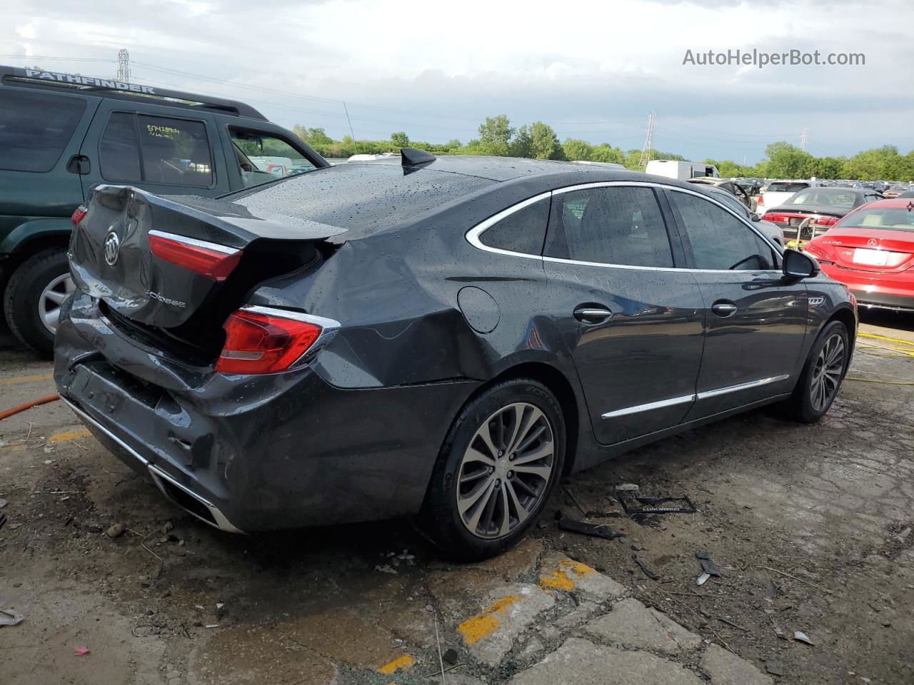 2017 Buick Lacrosse Essence Угольный vin: 1G4ZP5SS0HU170356