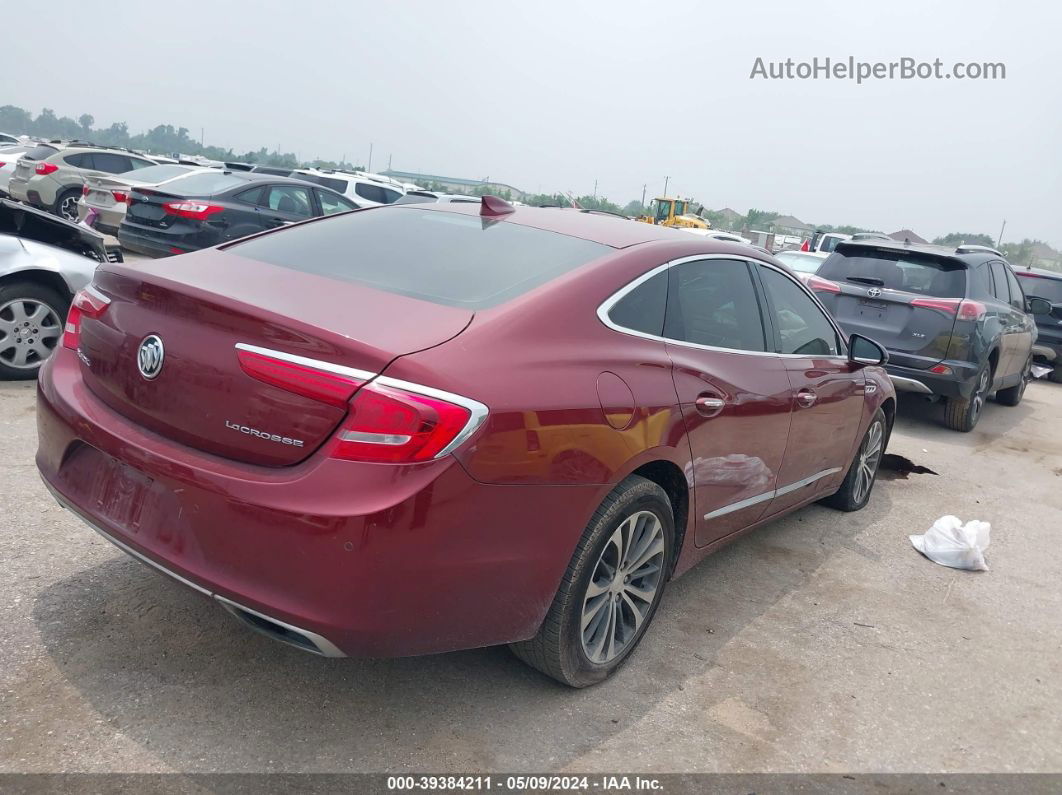 2017 Buick Lacrosse Essence Burgundy vin: 1G4ZP5SS0HU183379