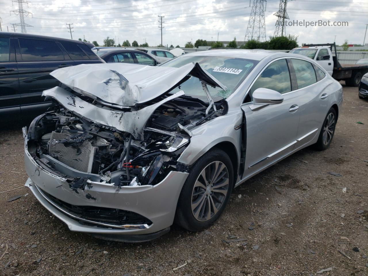 2017 Buick Lacrosse Essence Silver vin: 1G4ZP5SS1HU209648