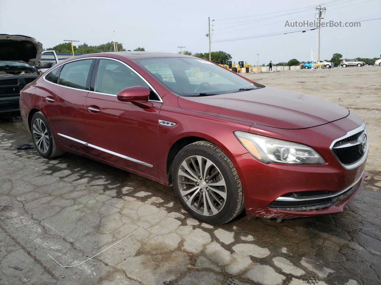 2017 Buick Lacrosse Essence Темно-бордовый vin: 1G4ZP5SS2HU178216