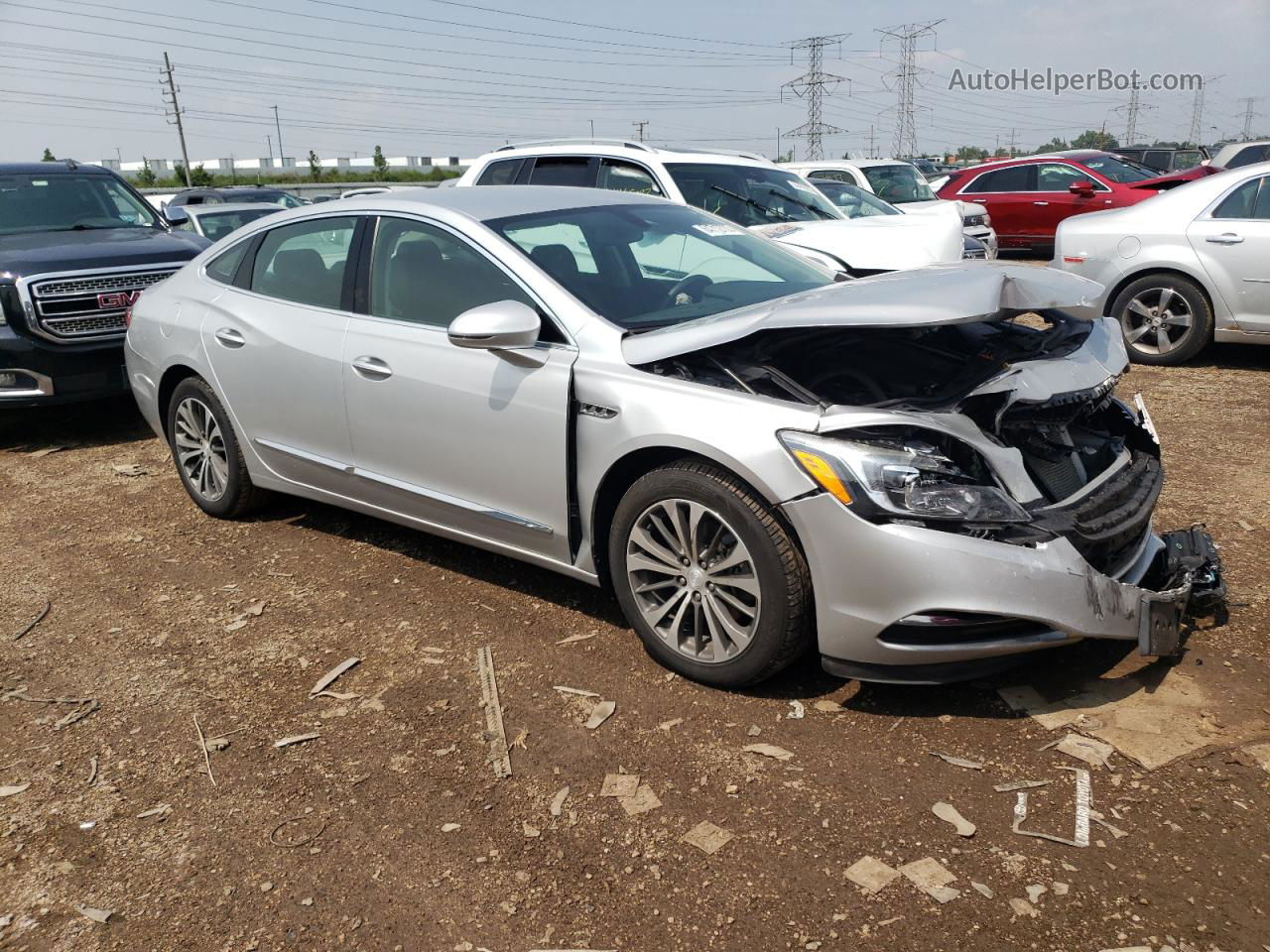 2017 Buick Lacrosse Essence Серебряный vin: 1G4ZP5SS2HU198045