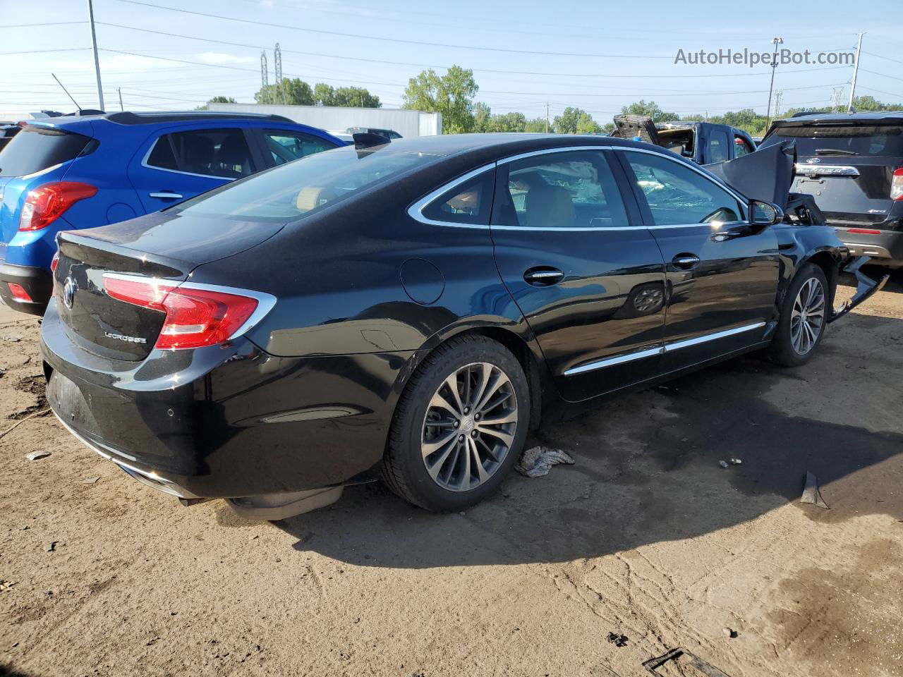 2017 Buick Lacrosse Essence Черный vin: 1G4ZP5SS5HU149843