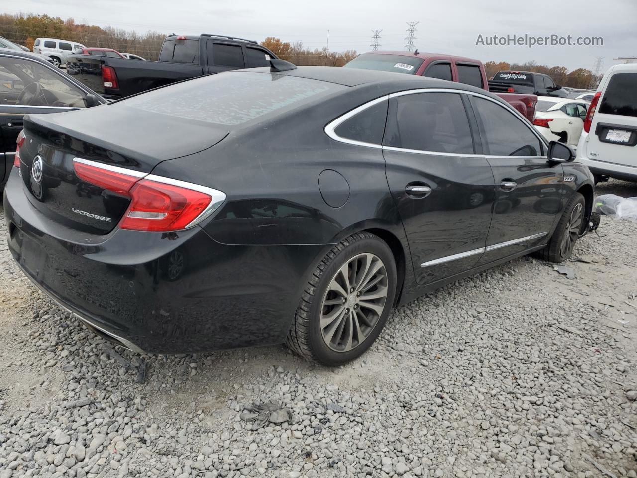 2017 Buick Lacrosse Essence Черный vin: 1G4ZP5SS5HU165136