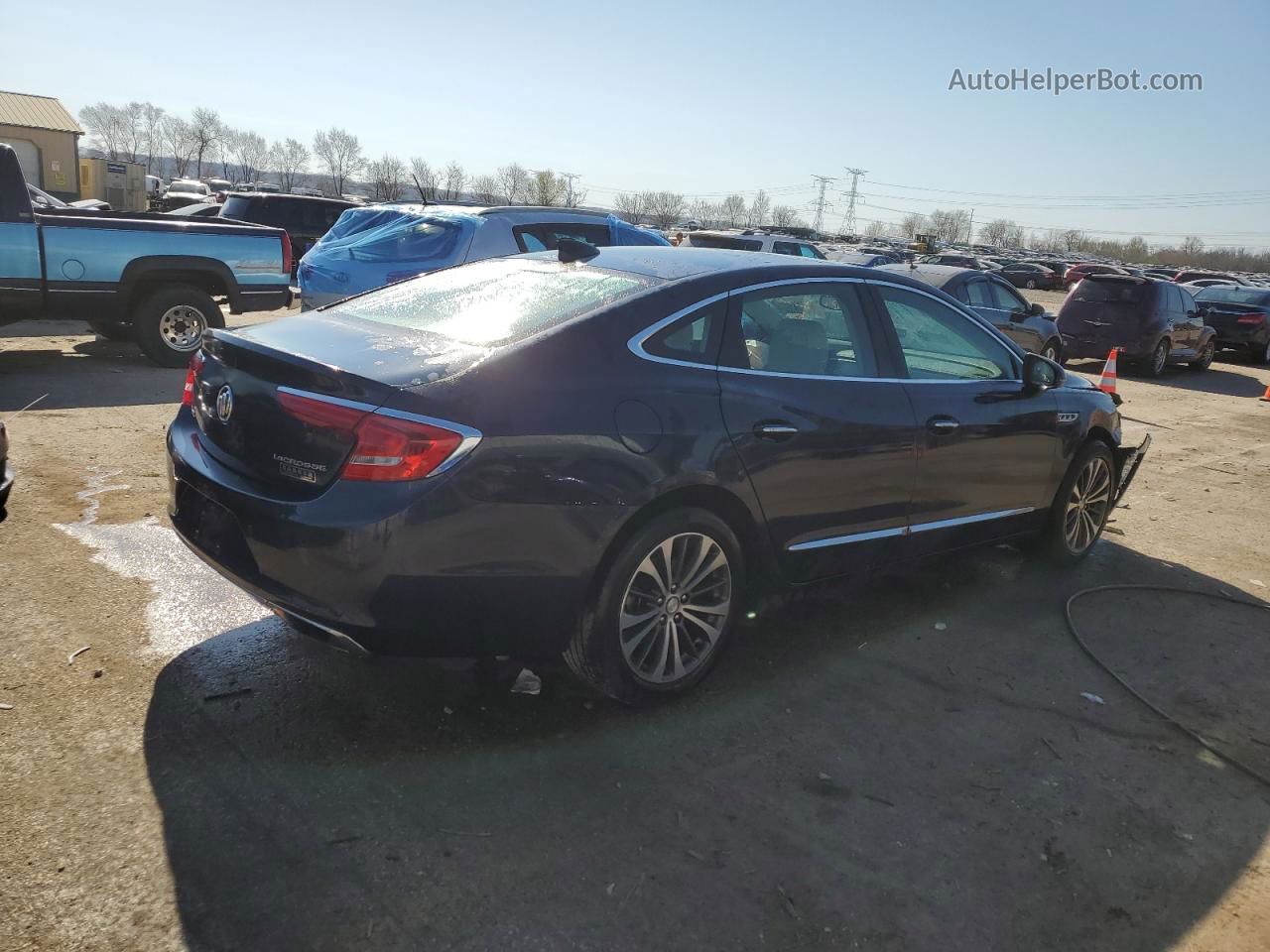 2017 Buick Lacrosse Essence Синий vin: 1G4ZP5SS6HU143064