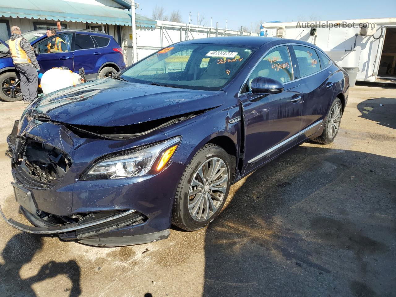 2017 Buick Lacrosse Essence Синий vin: 1G4ZP5SS6HU143064