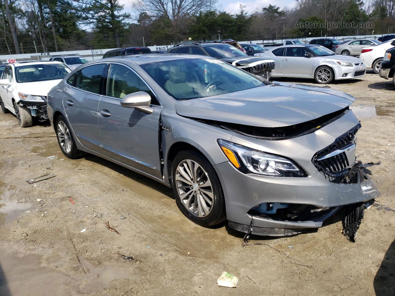 2019 Buick Lacrosse Essence Серый vin: 1G4ZP5SS6KU100870