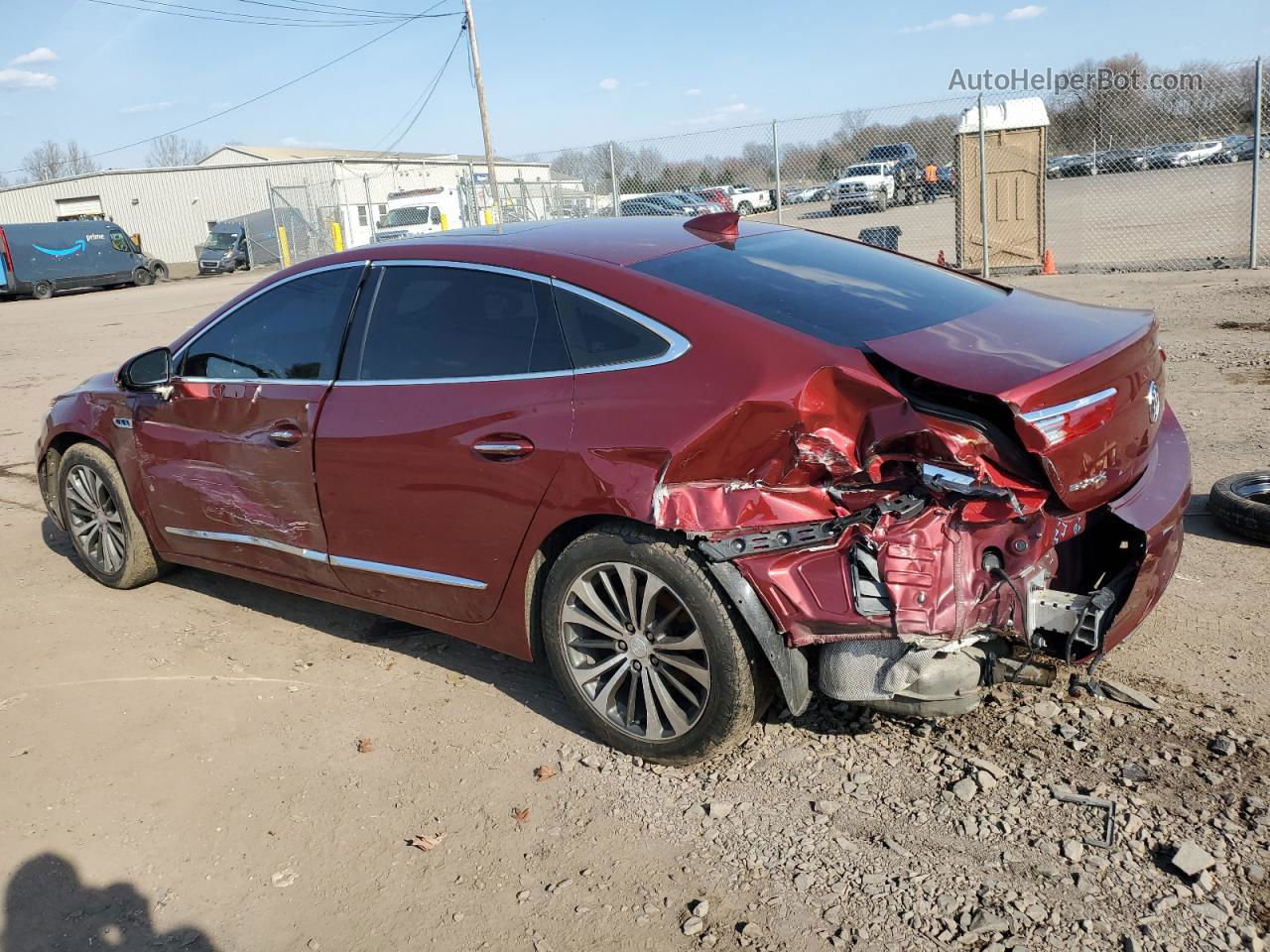 2017 Buick Lacrosse Essence Burgundy vin: 1G4ZP5SS8HU182089