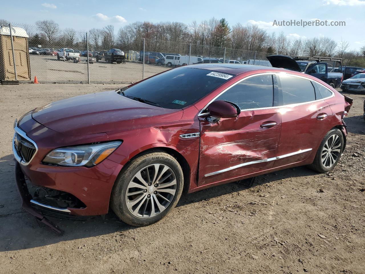 2017 Buick Lacrosse Essence Burgundy vin: 1G4ZP5SS8HU182089