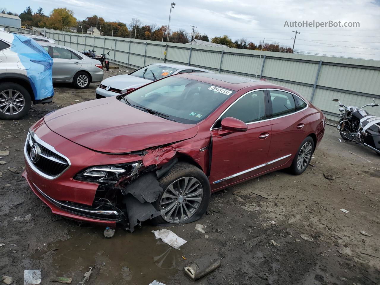 2019 Buick Lacrosse Essence Burgundy vin: 1G4ZR5SS1KU118137