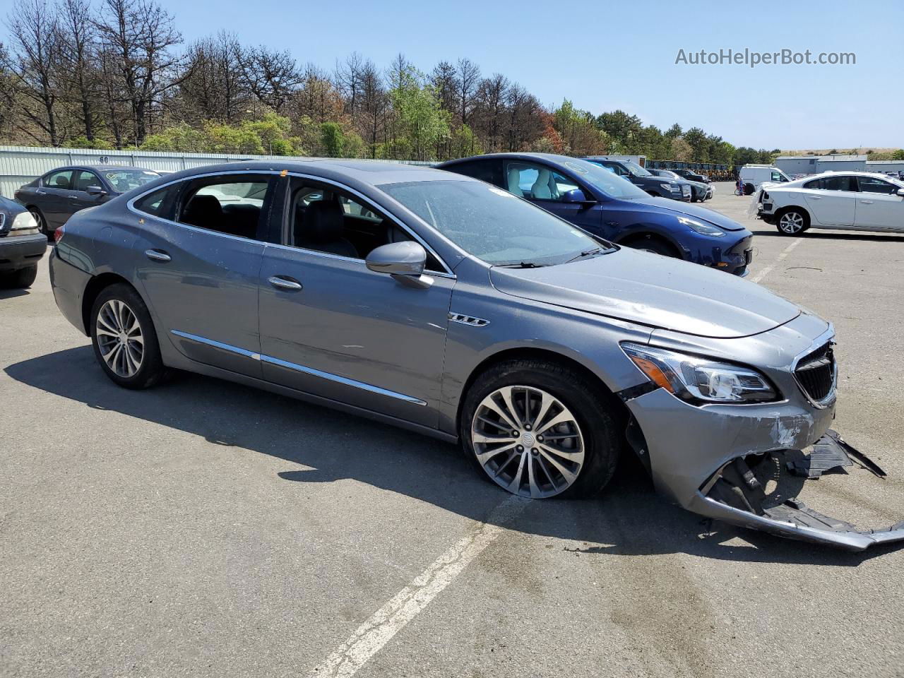 2019 Buick Lacrosse Essence Серый vin: 1G4ZR5SS2KU130345