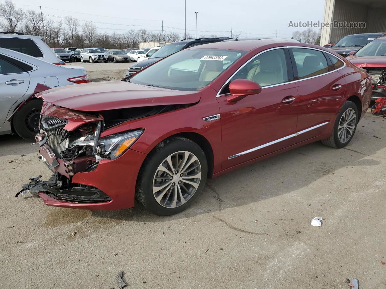 2019 Buick Lacrosse Essence Красный vin: 1G4ZR5SS3KU128359