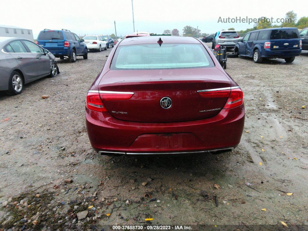 2017 Buick Lacrosse Premium Red vin: 1G4ZR5SS4HU179295