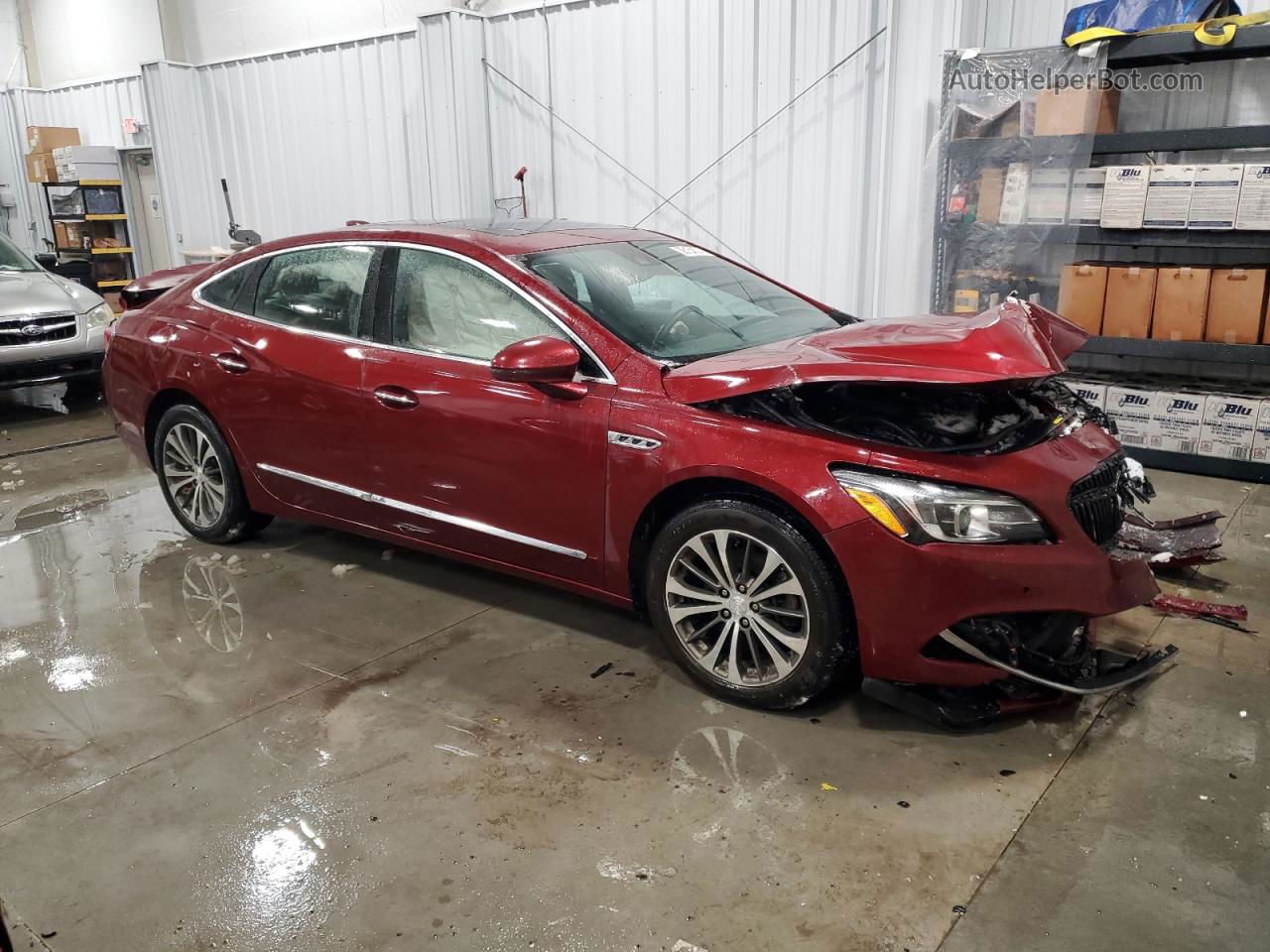 2017 Buick Lacrosse Premium Burgundy vin: 1G4ZR5SS5HU148475