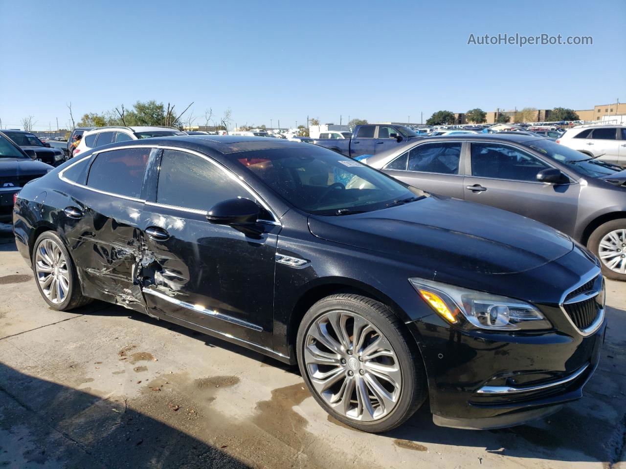 2017 Buick Lacrosse Premium Черный vin: 1G4ZR5SS7HU120239