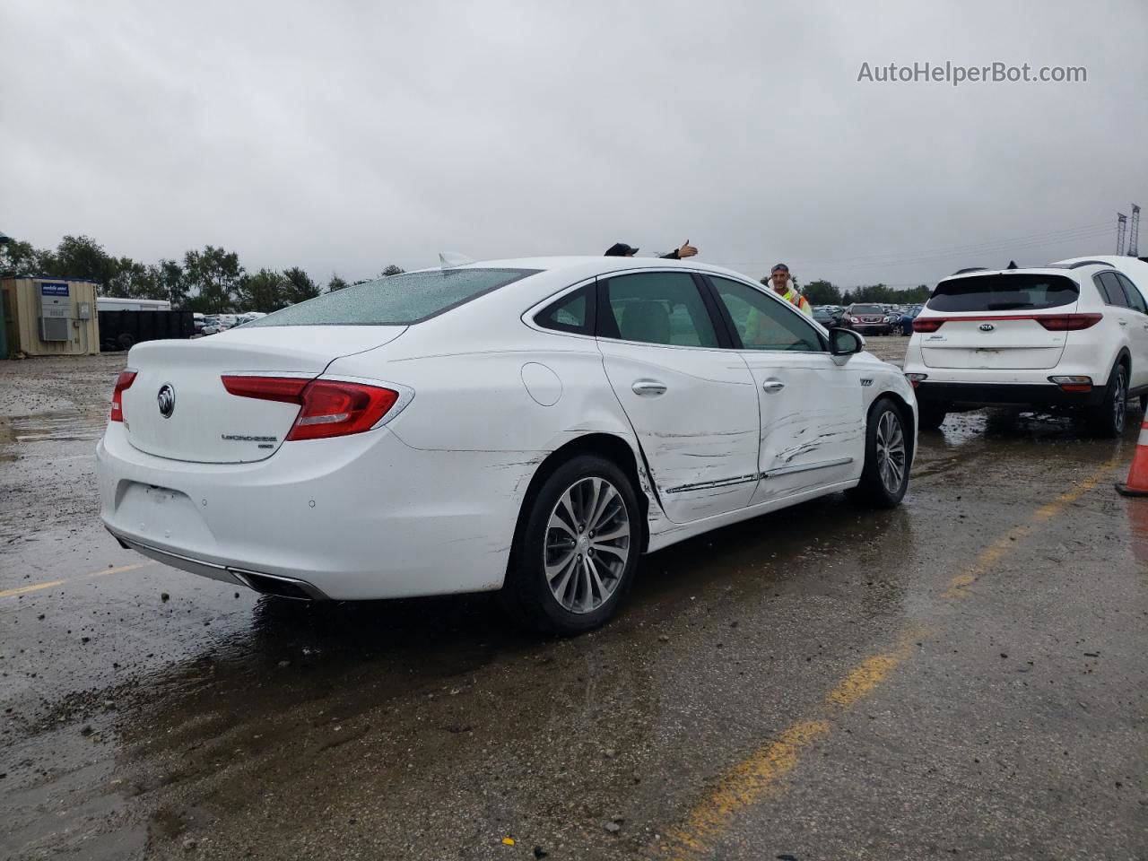 2019 Buick Lacrosse Essence Белый vin: 1G4ZR5SS7KU100340