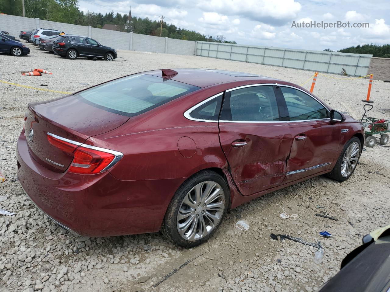 2017 Buick Lacrosse Premium Red vin: 1G4ZR5SSXHU163358