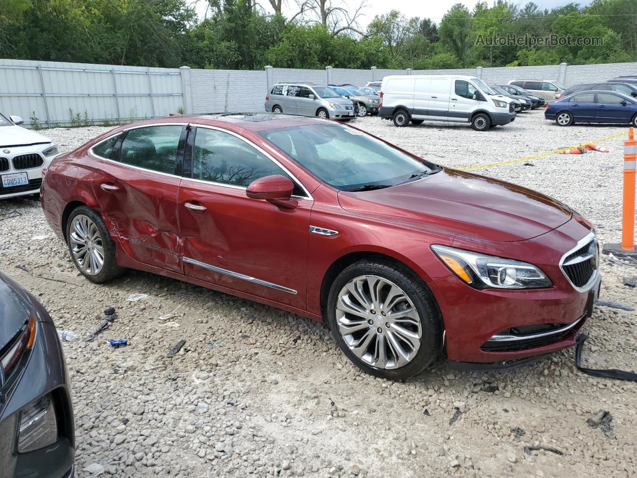 2017 Buick Lacrosse Premium Red vin: 1G4ZR5SSXHU163358