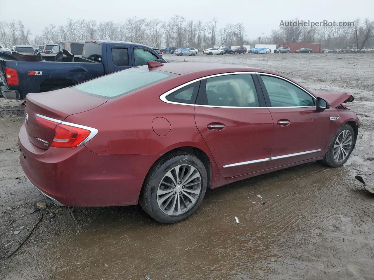 2017 Buick Lacrosse Premium Красный vin: 1G4ZS5SS6HU138090