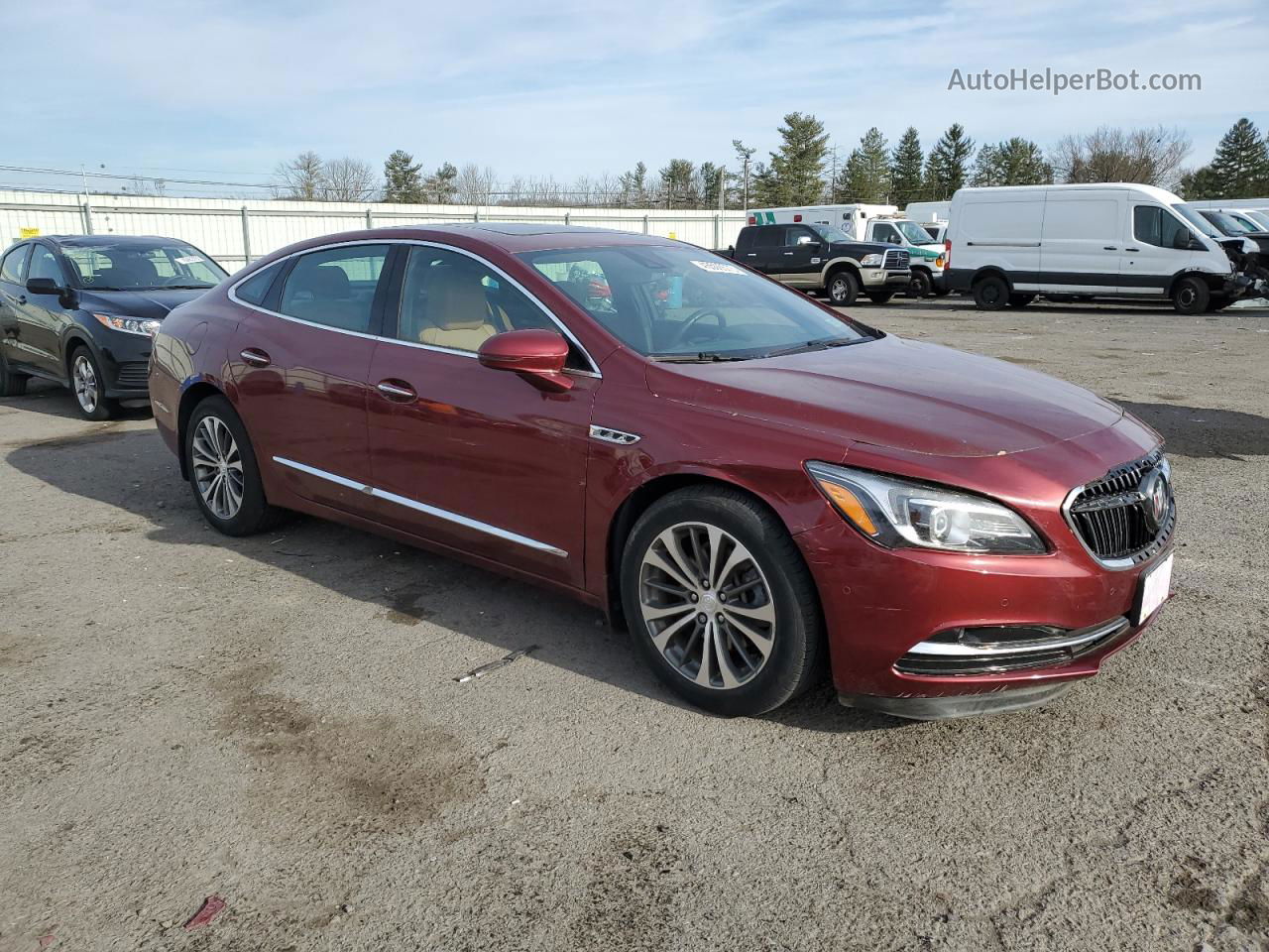 2017 Buick Lacrosse Premium Burgundy vin: 1G4ZS5SS8HU196072