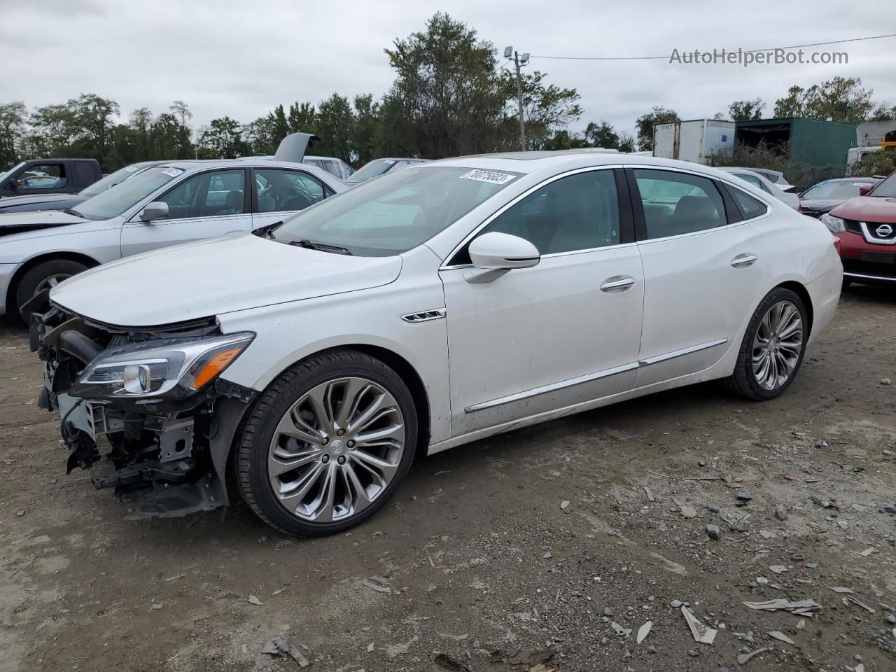 2017 Buick Lacrosse Premium Белый vin: 1G4ZS5SSXHU134348