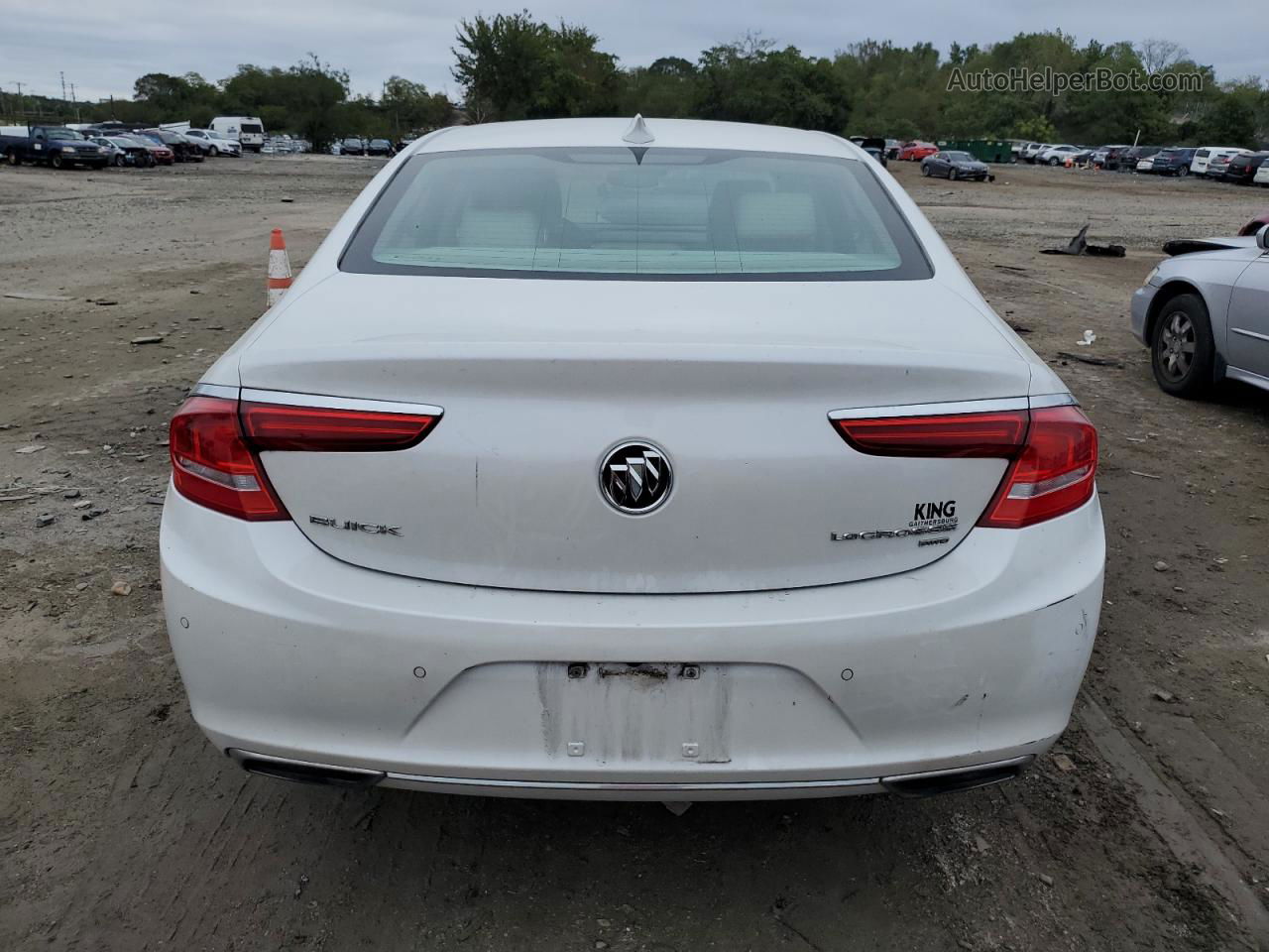 2017 Buick Lacrosse Premium White vin: 1G4ZS5SSXHU134348