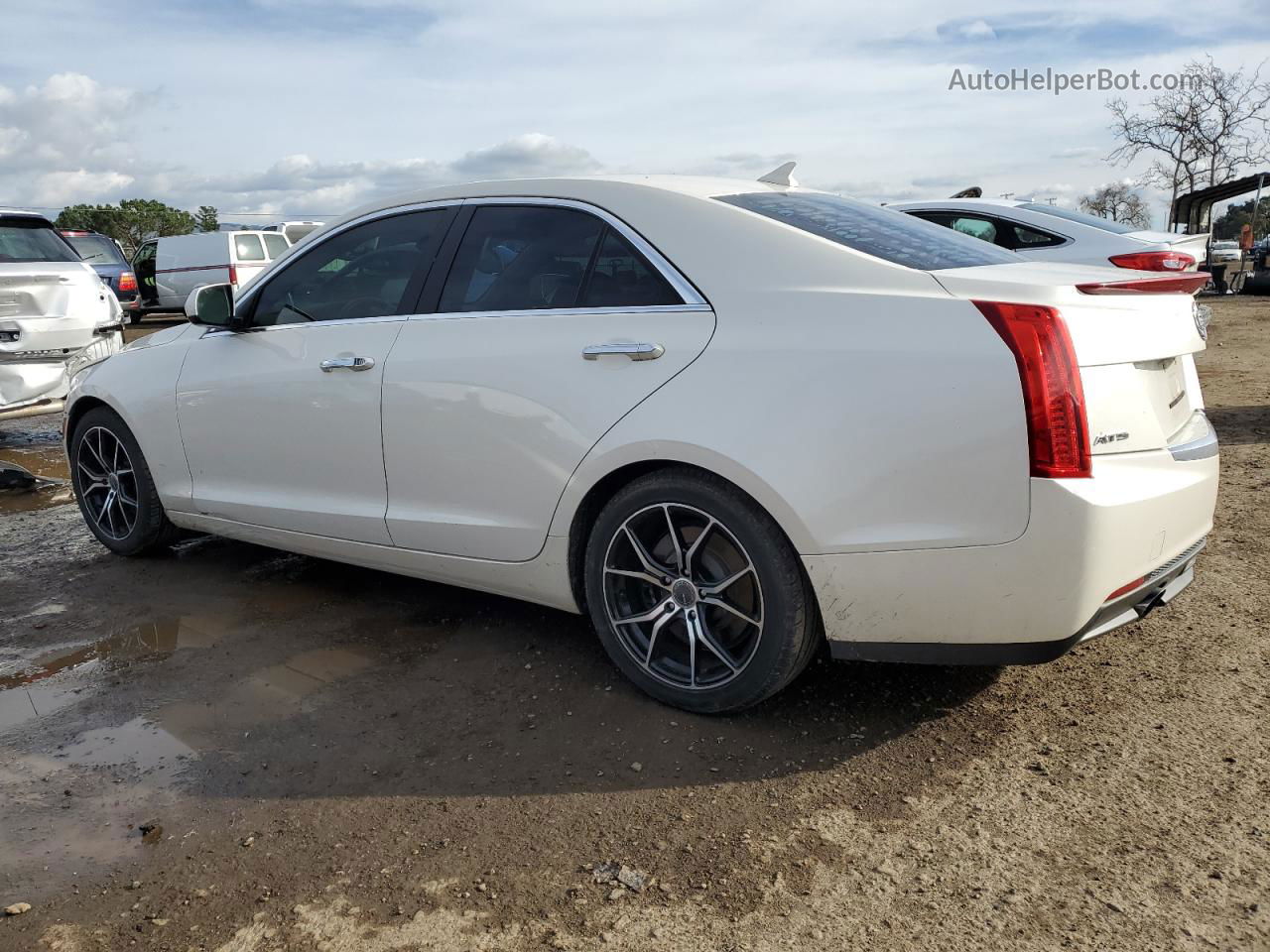 2013 Cadillac Ats  White vin: 1G6AA5RA0D0112929