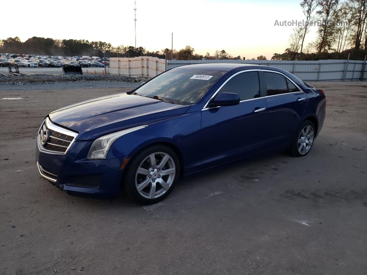 2013 Cadillac Ats  Синий vin: 1G6AA5RA2D0136598