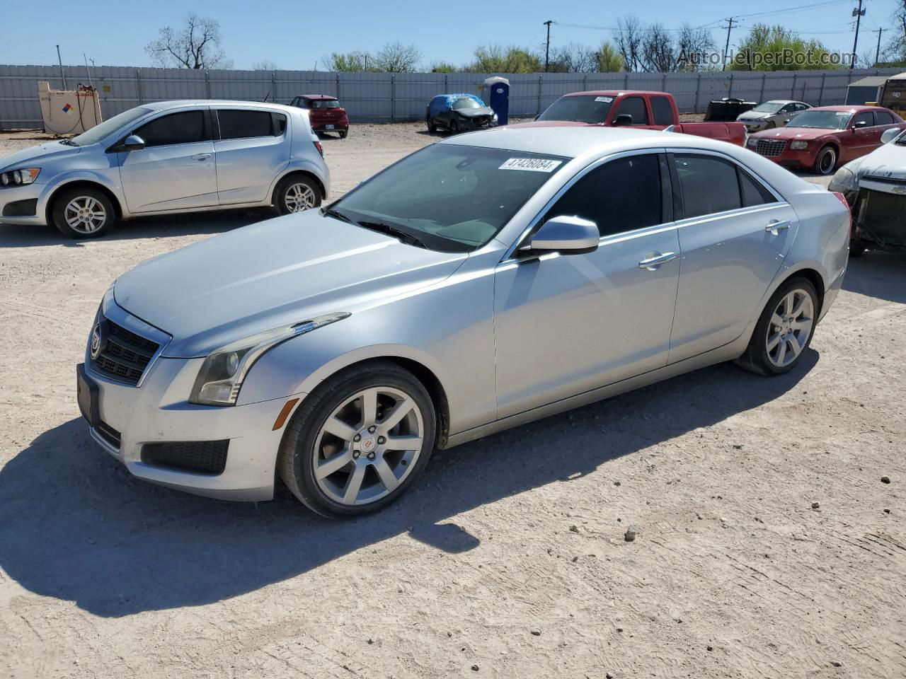 2013 Cadillac Ats  Серебряный vin: 1G6AA5RA2D0145530