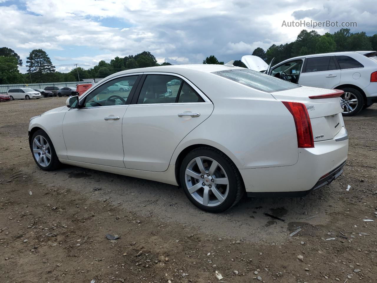 2013 Cadillac Ats  Cream vin: 1G6AA5RA3D0129255