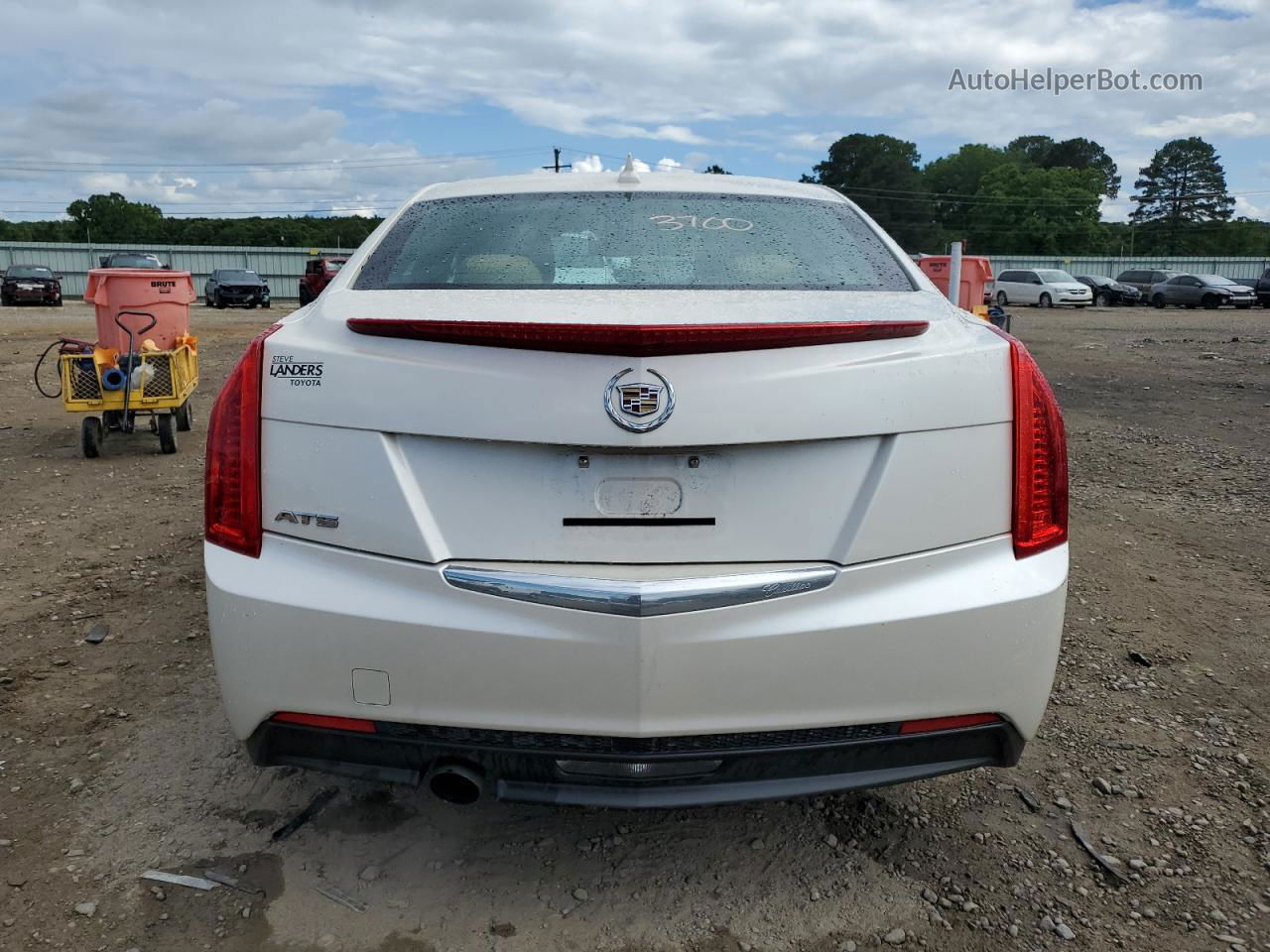 2013 Cadillac Ats  Cream vin: 1G6AA5RA3D0129255