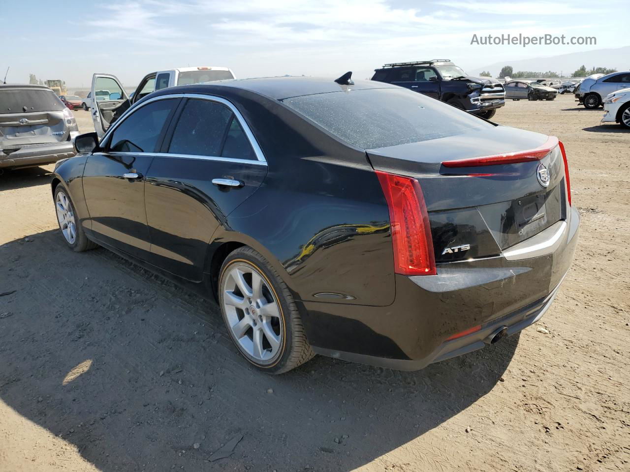 2013 Cadillac Ats Black vin: 1G6AA5RA3D0155869