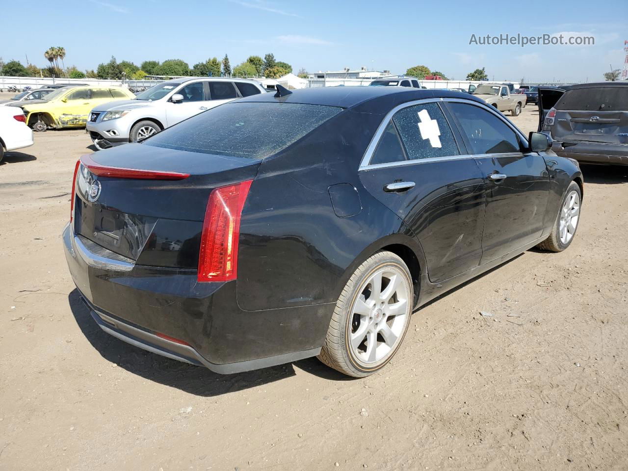 2013 Cadillac Ats Black vin: 1G6AA5RA3D0155869