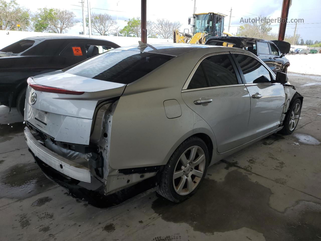 2013 Cadillac Ats  Silver vin: 1G6AA5RA7D0144728