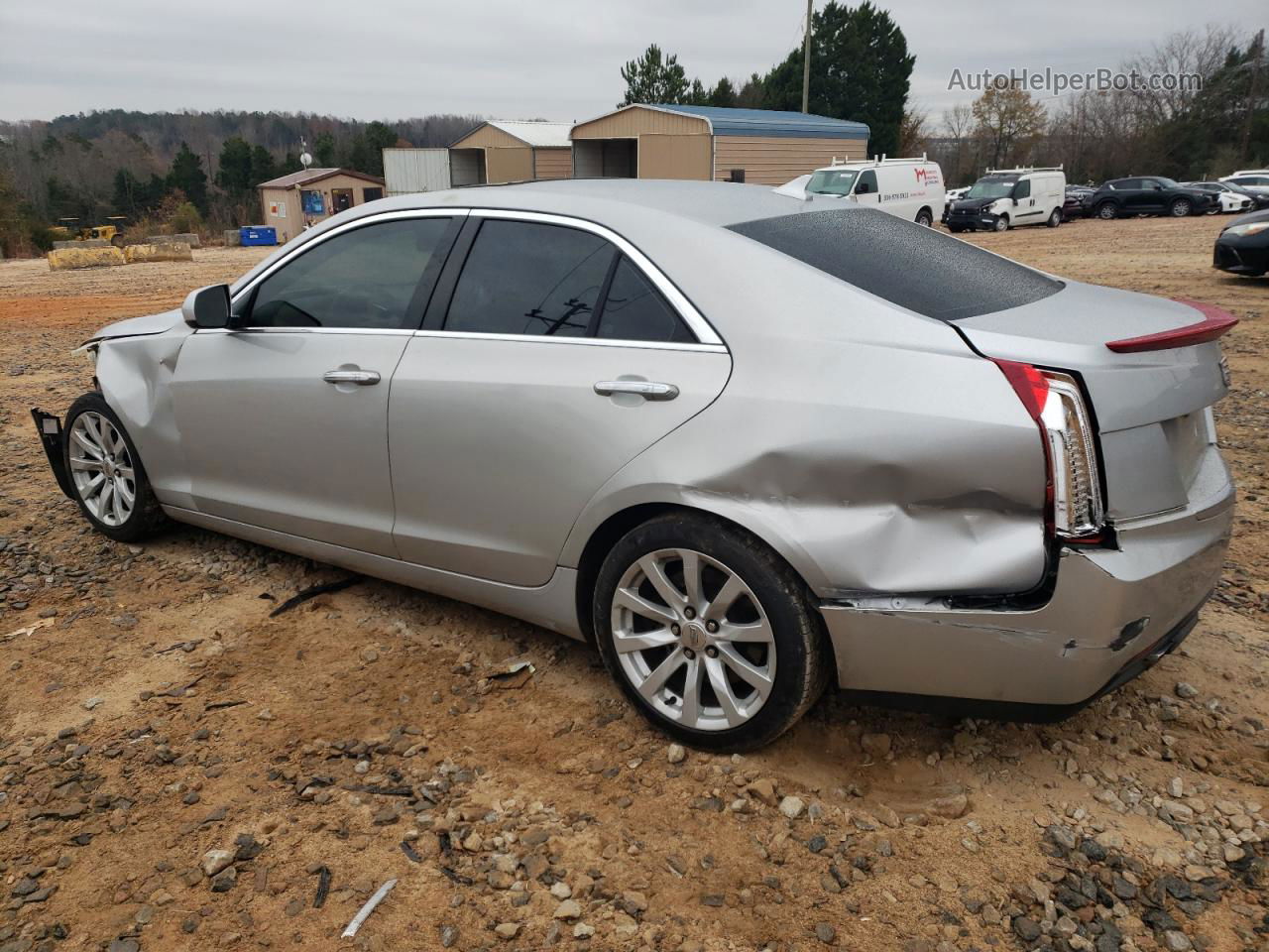 2013 Cadillac Ats  Silver vin: 1G6AA5RA8D0116419