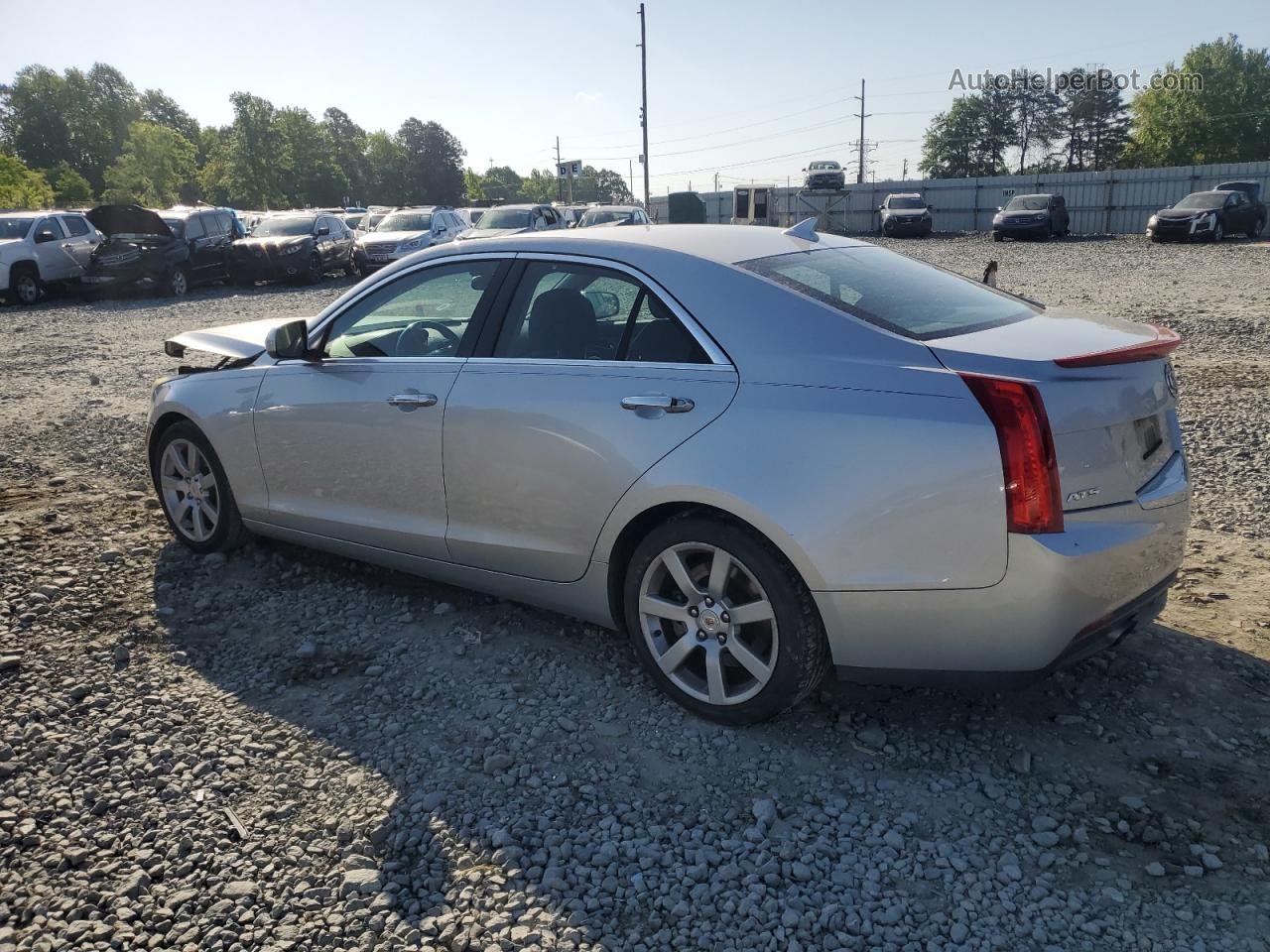 2013 Cadillac Ats  Серебряный vin: 1G6AA5RA9D0130474