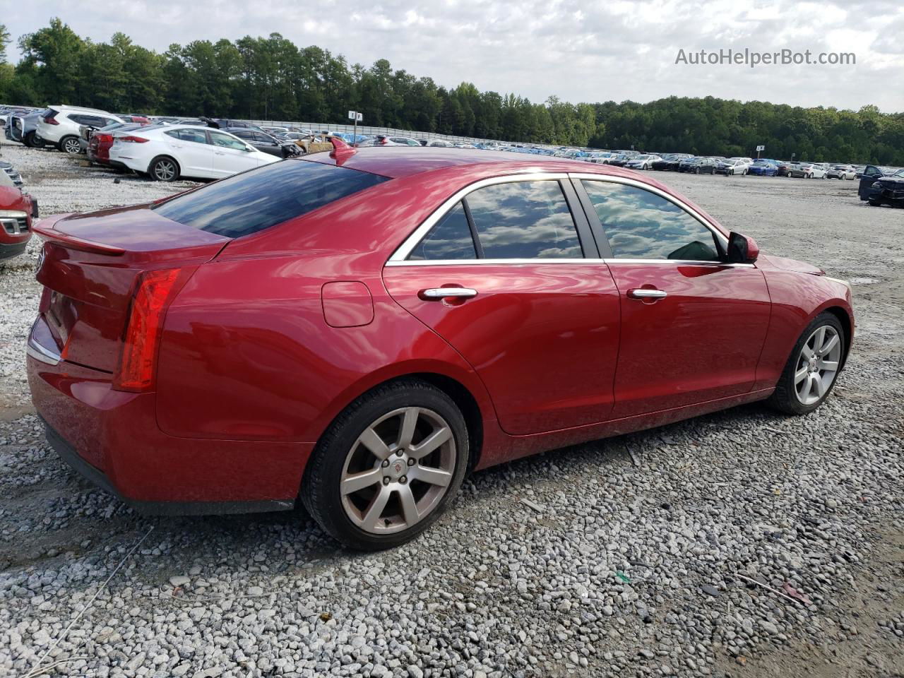 2013 Cadillac Ats  Красный vin: 1G6AA5RA9D0165225