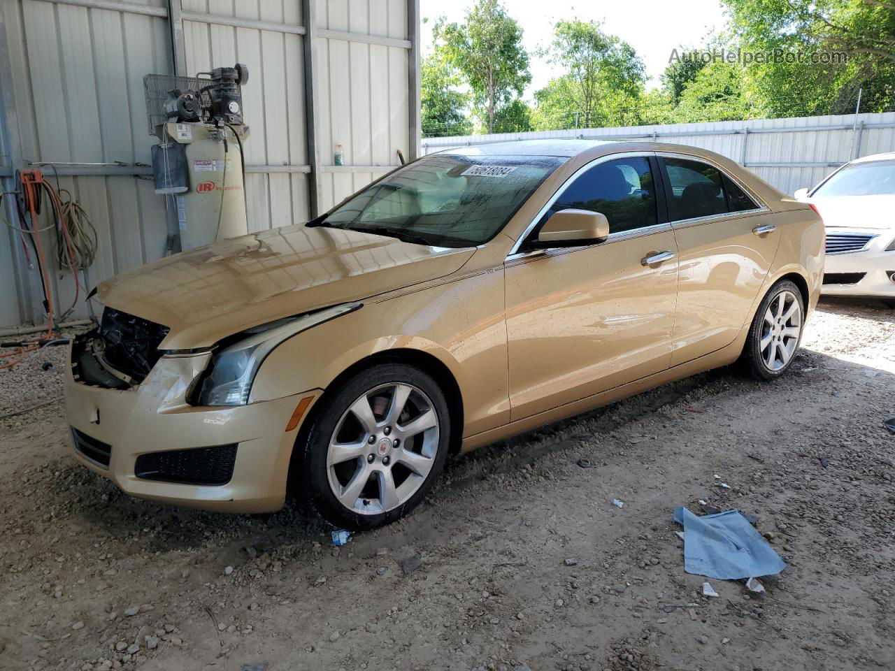 2013 Cadillac Ats  Gold vin: 1G6AA5RX1D0142901