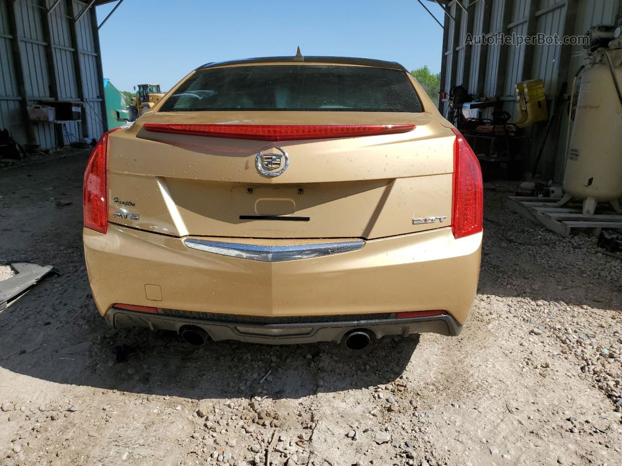 2013 Cadillac Ats  Gold vin: 1G6AA5RX1D0142901