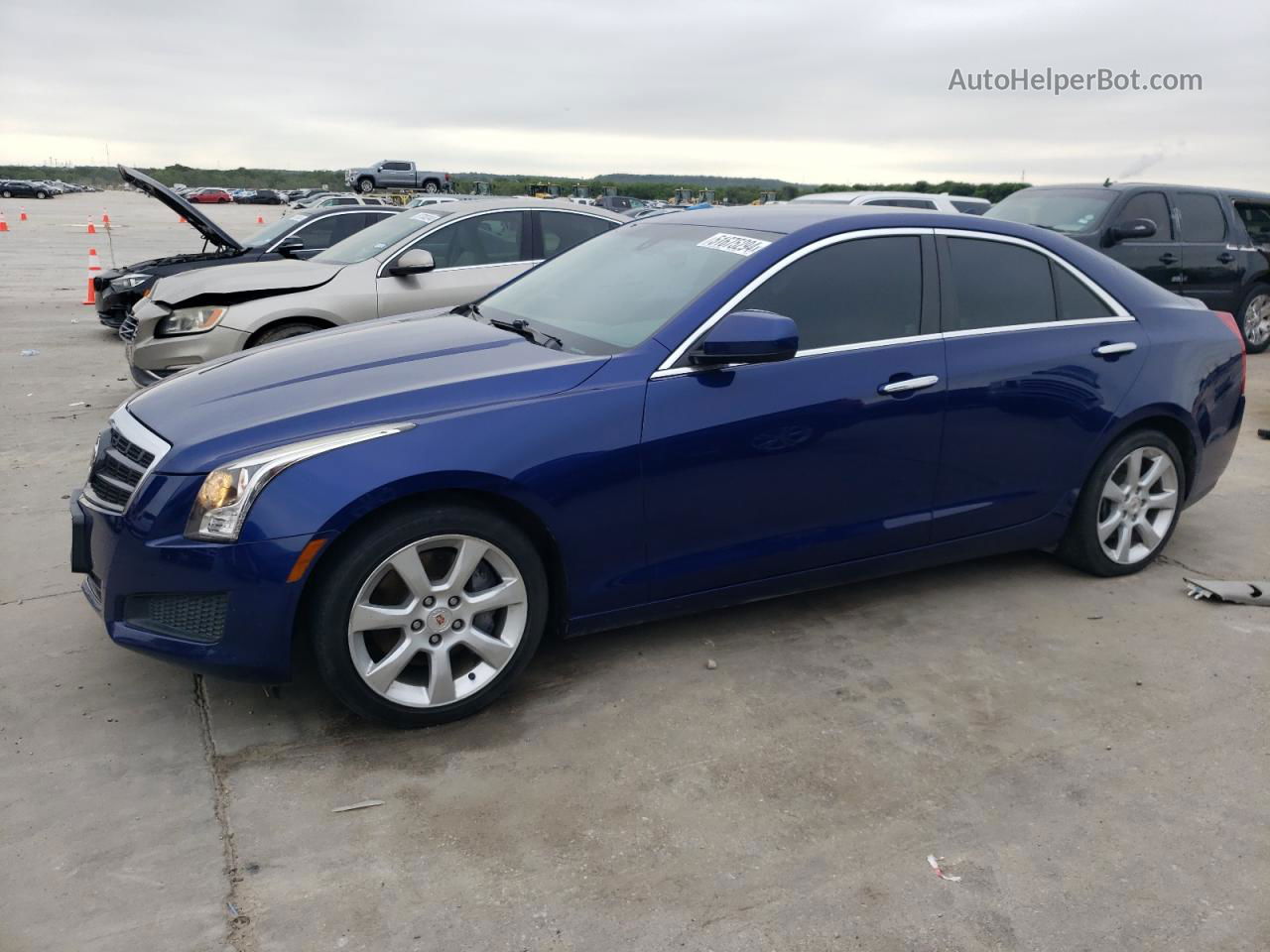 2013 Cadillac Ats  Синий vin: 1G6AA5RX2D0133933